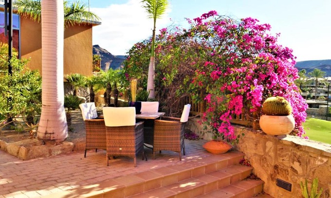 Mogan Villa | VILLA DE LUXE 5* golf - piscine chauffée - home cinéma - billard