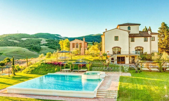 Montaione Villa | Villa Dei Cedri - Seis Habitaciones Villa, Capacidad 12