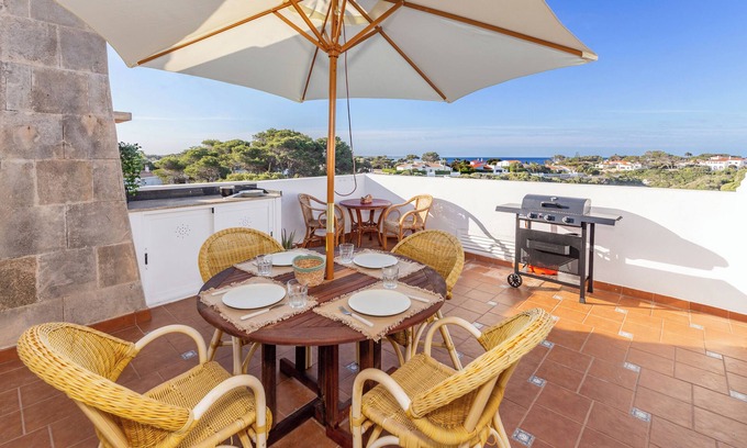 Cala en Blanes Villa | Villa 'Del Ram' con vistas a la montaña, Wi-Fi y aire acondicionado