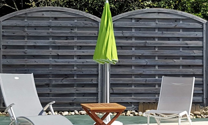 La Remigeasse Casa | villa dolus d'oleron, piscina climatizada compartida por nuestros 2 alojamientos (4p y 6p)