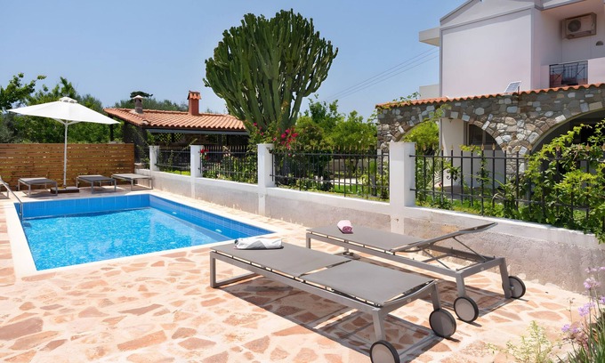 Antimachia Villa | Villa 'Elysian' con piscina privada, Wi-Fi y aire acondicionado