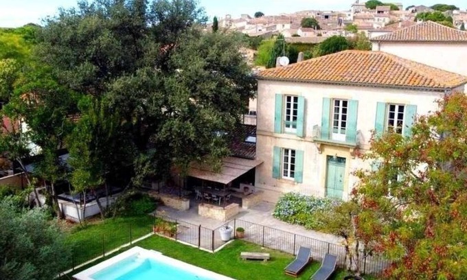 Gallargues-le-Montueux Casa | Hermosa Maison de Maître en propiedad arbolada en pueblo típico