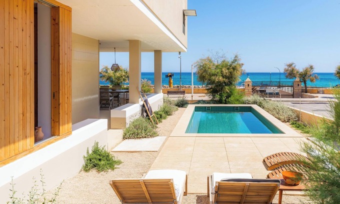 Son Serra de Marina Villa | Villa "Es Mollet" con vistas al mar, piscina, Wi-Fi, jardín y terraza