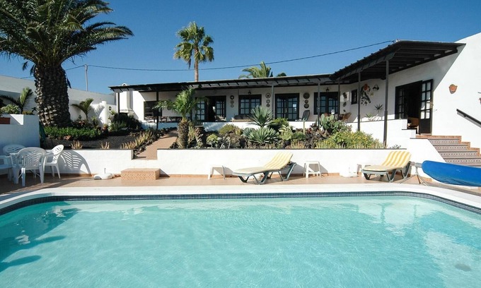 Macher Villa | Villa Finca el Volcan con vistas al mar, piscina, jardín y Wi-Fi