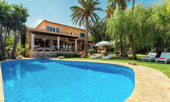 Mancor de la Vall Villa | Villa 'Font' con vistas a la montaña, Wi-Fi y aire acondicionado