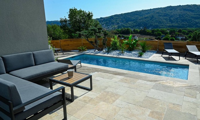 Villefranche-de-Rouergue Casa | Villa Kevin Piscine, Pool House et Pétanque 6 à 8 Personnes