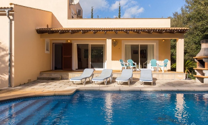 Crestatx Villa | Villa Garballo - Bonita casa con piscina y jardín