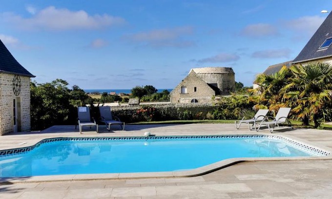 Saint-Come-de-Fresne Casa | Villa Gold Beach