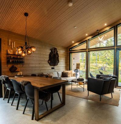 Akaslompolo Chalet De Esquí | Villa Golden Hill Ylläs, Luxury holiday cabin in Lapland