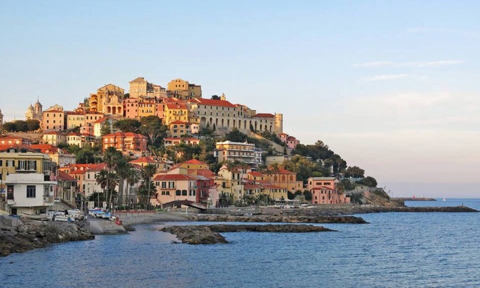 Poggi Villa | Villa "Greta" con vistas al mar, piscina compartida y Wi-Fi