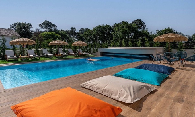 Saint-Medard-en-Jalles Casa | Villa Hakuna Matata - 4* climatisée avec piscine