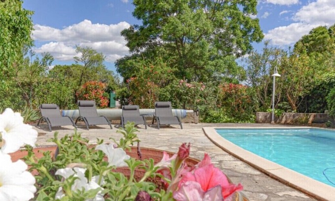 Les Matelles Villa | Villa Impressionniste Jardin Clim