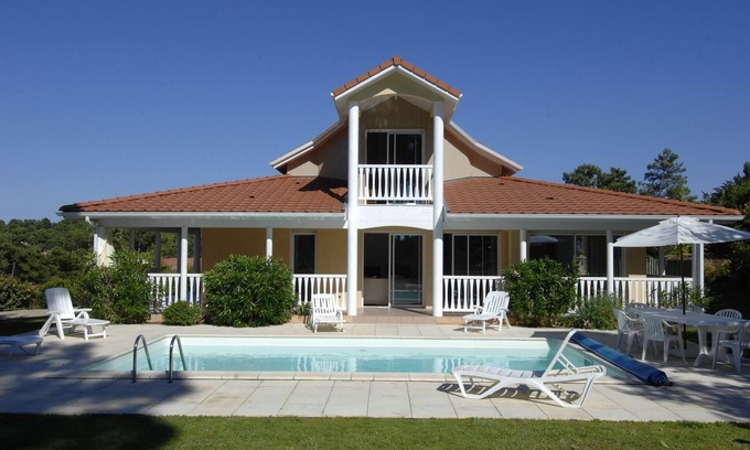 Lacanau-Ocean Villa | Villa en Aquitania con Piscina y Playa