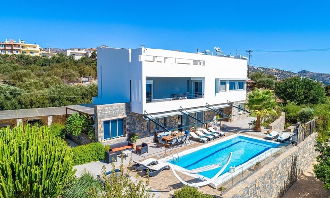 Katsikia Casa | Villa en Creta con Piscina y Barbacoa