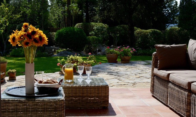 Urbanitzacio la Font Villa | Villa en La Font, afueras de Pollença, Mallorca, piscina privada, jardín maduro