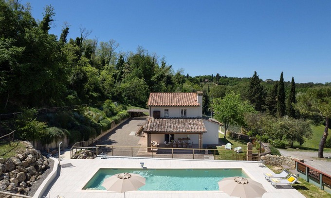 Gambassi Terme Villa | Villa en Pillo con 5 habitaciones, capacidad 10