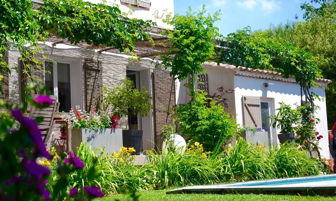 La Bouilladisse Casa | Villa en Provenza piscina privada y jardín paisajístico