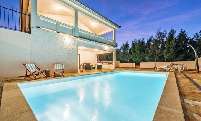 Rovanjska Villa | Villa en Rovanjska con Vistas al Mar y Piscina