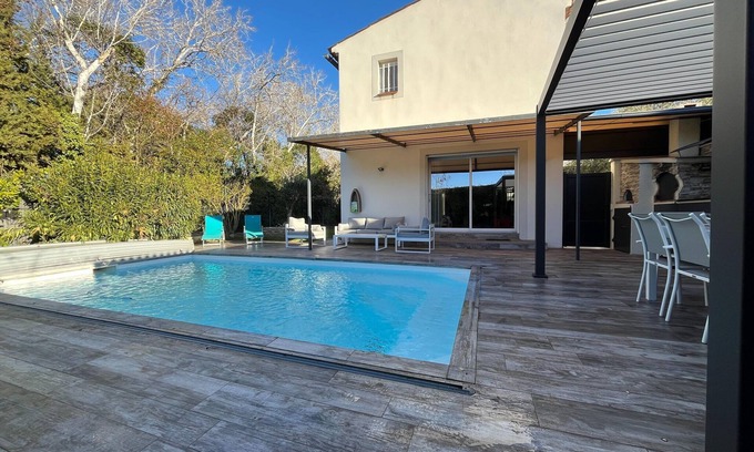 Vidauban Casa | Hermosa casa de vacaciones con piscina privada