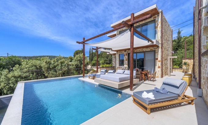 Katomerion Villa | Villa "Ino" con vistas al mar, piscina privada y Wi-Fi