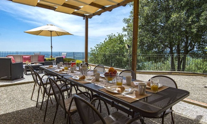 Civitella in Val di Chiana Villa | Villa en Toscana con piscina panorámica