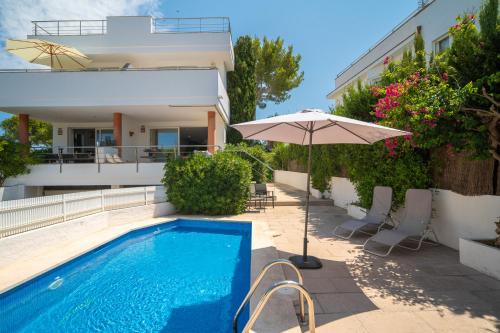 es Bacares Villa | Villa Jazmin for 8 with swimming pool and beach views