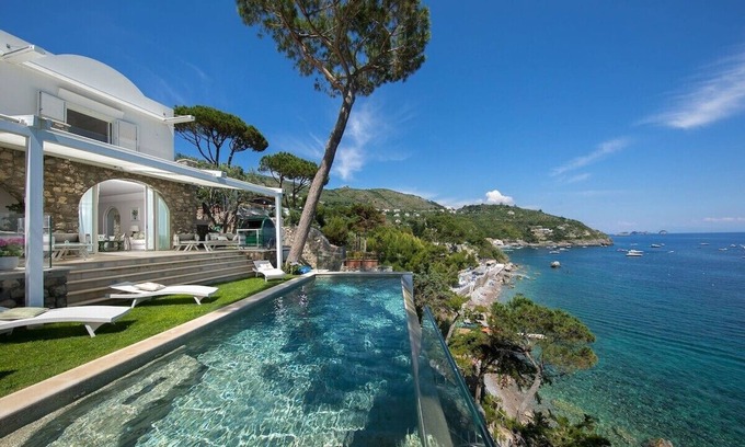 Nerano Villa | Villa Jeranto con piscina privada y cerca de la playa.