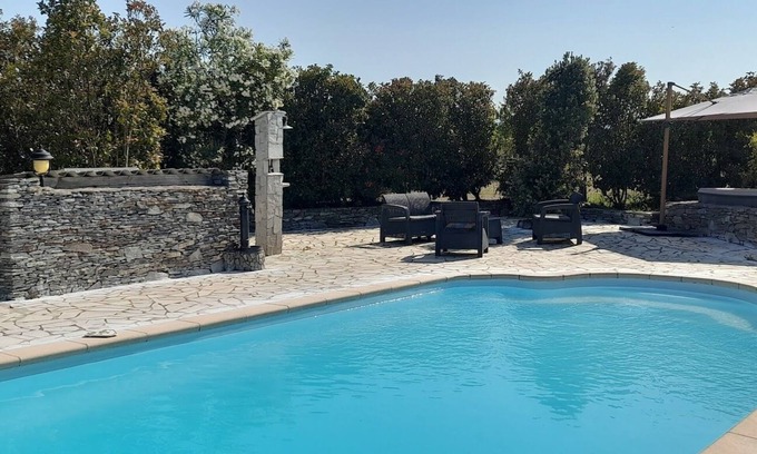 Casamozza Villa | Villa l'Alivu terraza y piscina