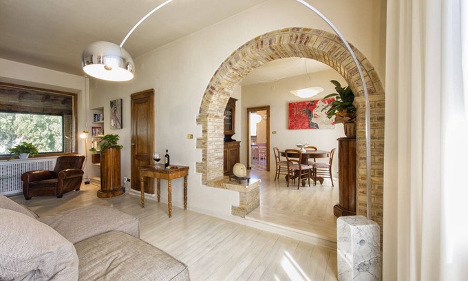 Montalcino Casa | Villa La Fortezza in the heart of the historic center of Montalcino with Jacuzzi
