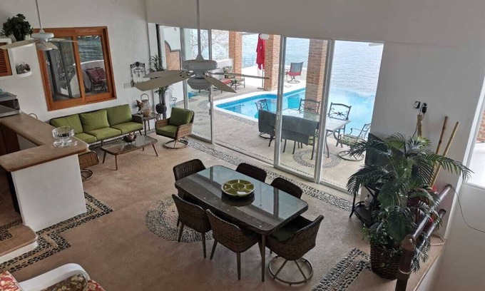 Boca de Tomatlán Casa | Villa la lancha a pie de playa