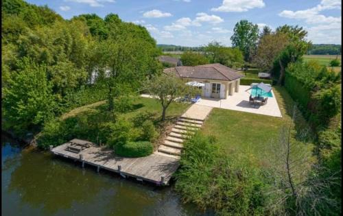 Le Temple-sur-Lot Casa | Villa la Rive, River Villa