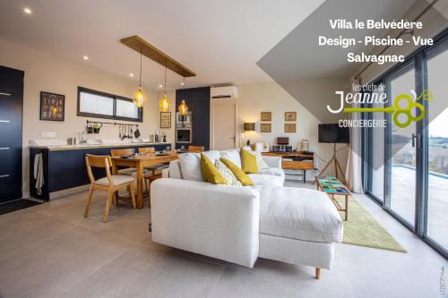 Salvagnac Villa | VILLA LE BELVEDERE-DESIGN-PISCINE-VUE-GAILLAC