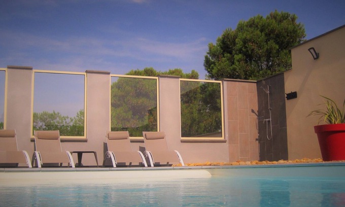 Montseret Casa | Villa "Le Clos" 4 personas con piscina privada en 3100 m² de terreno arbolado