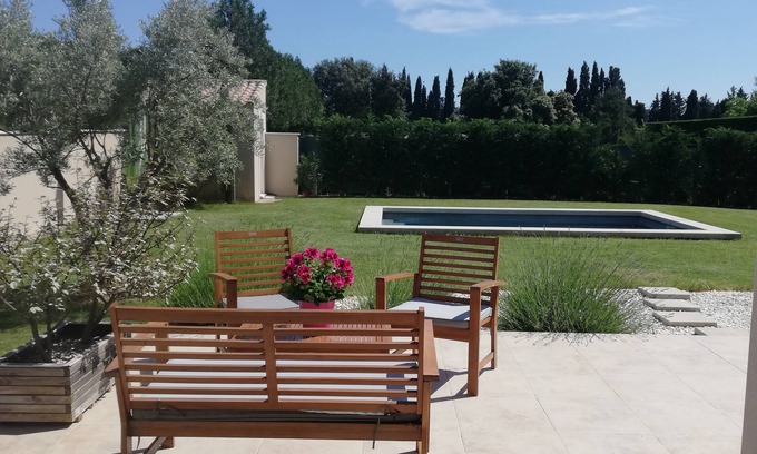 Plan-d'Orgon Villa | El sueño de la piscina de lavanda casa privada PMR