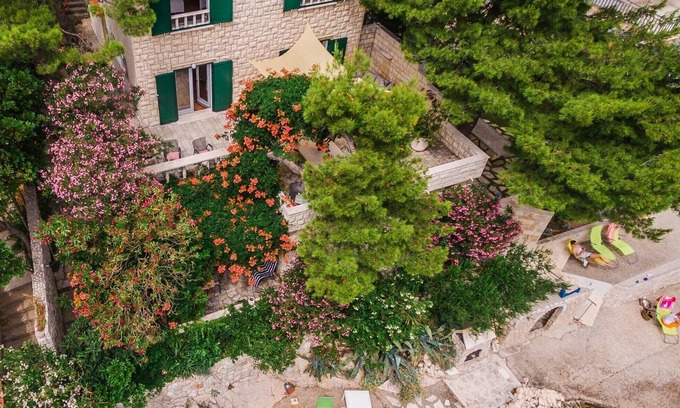Klek Villa | Casa junto al mar, playa privada + WiFi (gratis)