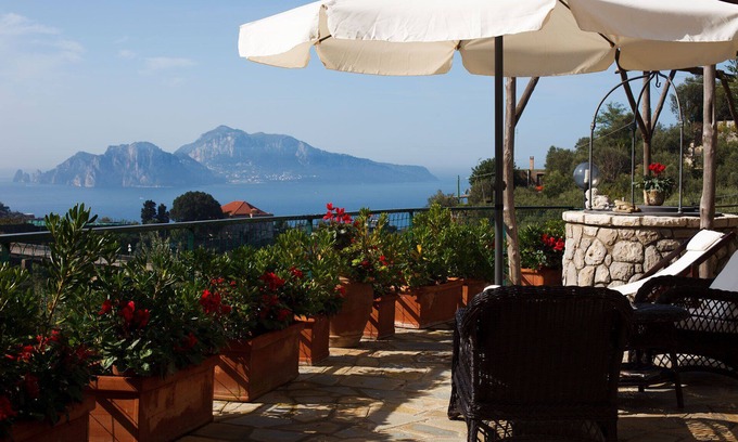 Schiazzano Casa | Villa Luisa, espléndida villa panorámica con vistas a Capri