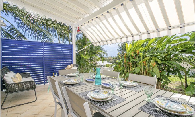 Sainte-Luce Casa | Villa Mango 250 meters from the beach on foot Tropical garden Teleworking space
