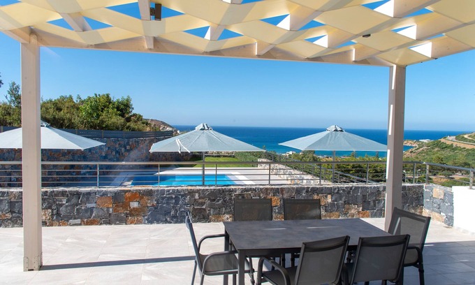 Vlichada Villa | Villa Marine, Brand New Luxury Villa with Amazing Seaview & Private Pool