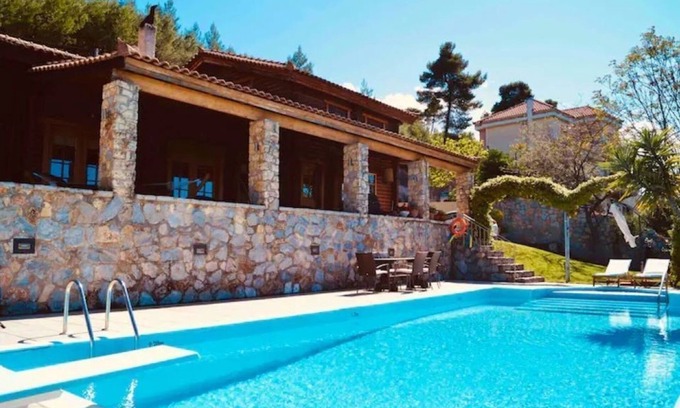 Oropos Chalet De Esquí | Villa Marrone Splendid Seaview