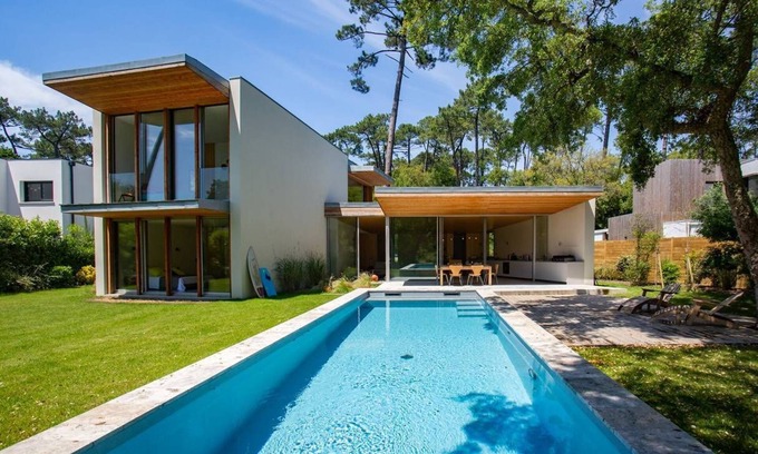 Soorts-Hossegor Casa | Villa Maupiti Avec Piscine Chauffée