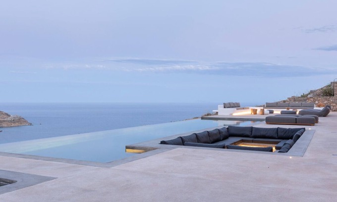 Ftelia Casa | Villa Maxim/Amazing sea views /large outdoor areas with 2 pools & 2hot-tubs