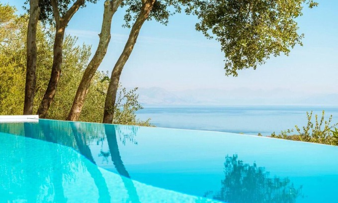 Agios Markos Casa | Villa Melolia, Peaceful Location, Breathtaking View to the Sea
