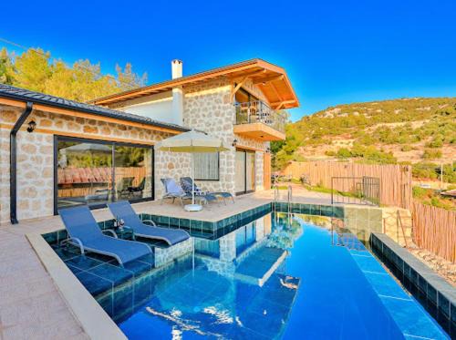 Sarıbelen Villa | Villa mirador stone