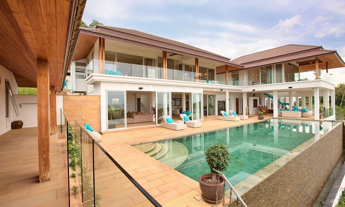 Mae Nam Villa | Villa de lujo de 6 dormitorios con vistas al mar