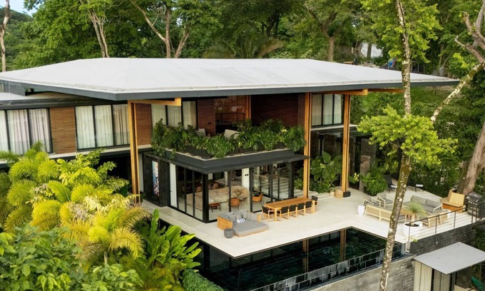 Playa Hermosa Cóbano Villa | Villa Nalani Luxurious 6-bdr villa with 25 meter lap pool & amazing ocean view