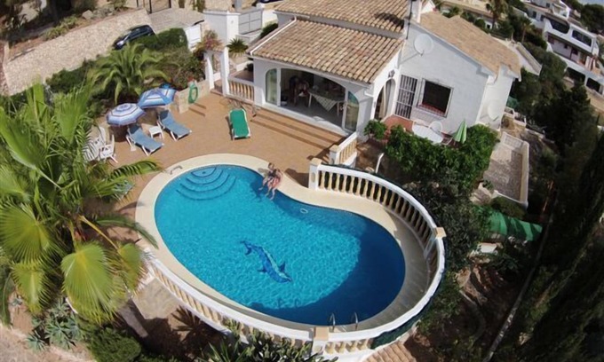 La Sabatera Villa | Villa cerca playa,vista al mar, piscina, AC, WLAN,Smart-TV, jardin, ofertas