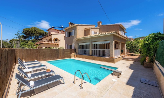 Es Pelats Casa | Villa "Paca" con piscina, aire acondicionado, chimenea, Wi-Fi y jardín