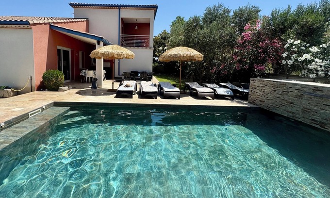 Colombiers Casa | Villa PALOMA 2 SPA JARDIN NUEVA PISCINA EN 2019 ENTRE NARBONNE Y BÉZIERS