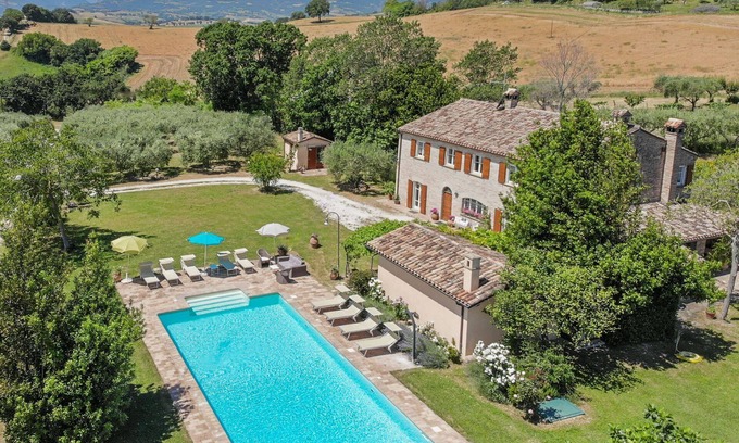 Tavernelle Villa | Villa Panorama con piscina en las colinas, a pocos kilómetros del mar Adriático