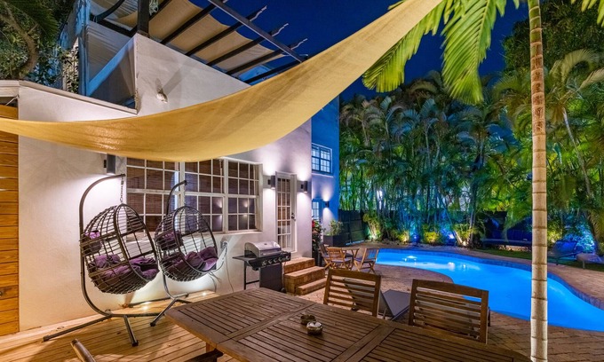 Northeast Miami Villa | Villa mediterránea en Miami, a 10 minutos de la playa, el centro de MIA y el aeropuerto de MIA